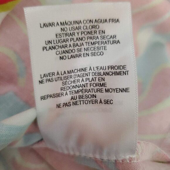 💥448 London Times Lizzy Sleeveless Geo Peonies Cotton Shift Dress - Picture 8 of 10